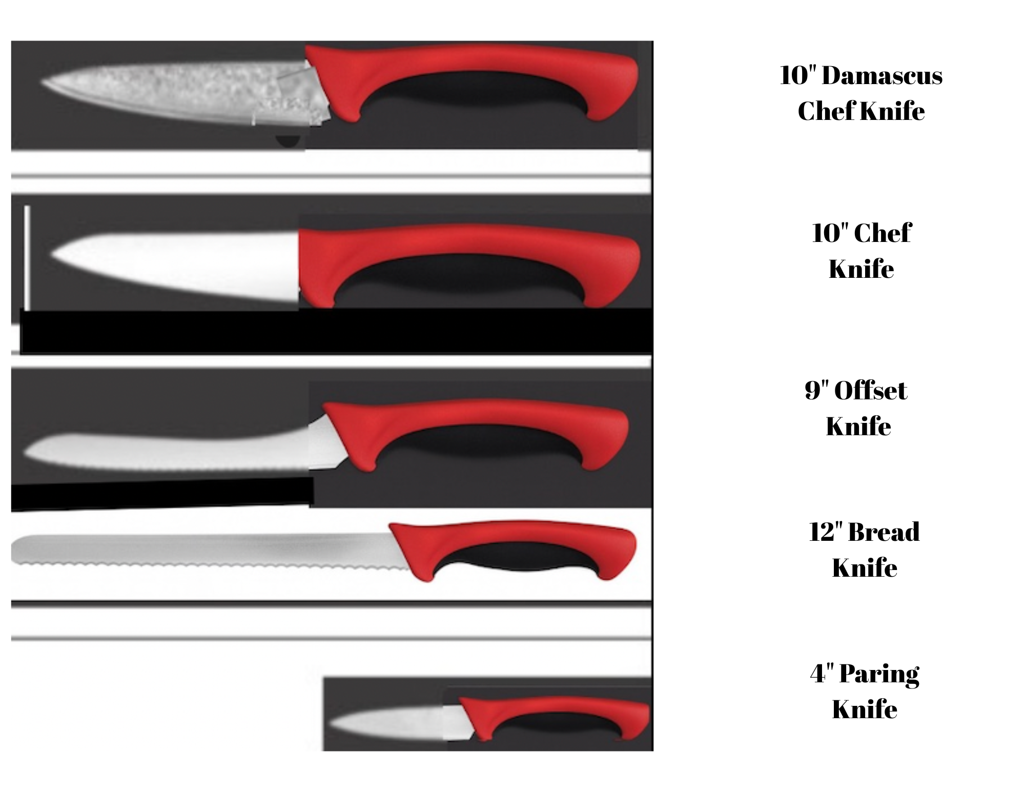 Professional Restaurant Knives - Set 2